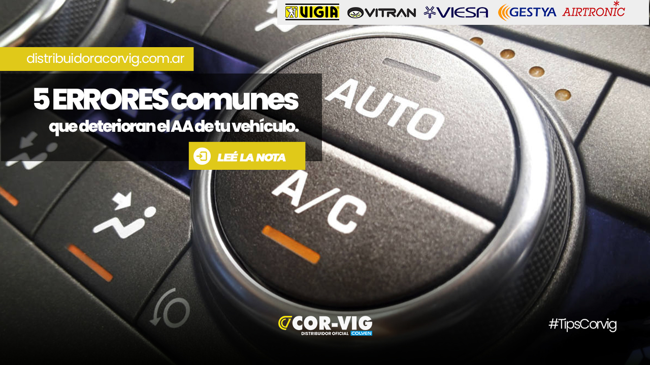 5 errores comunes que deterioran el Aire Acondicionado de